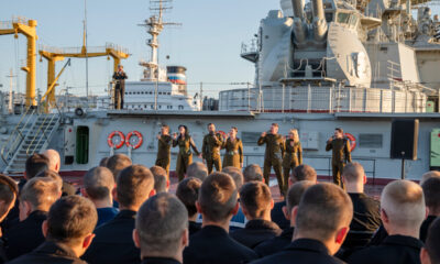 CDRA artists performed for the sailors in Severomorsk in honor of Navy Day.