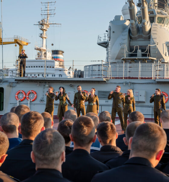 CDRA artists performed for the sailors in Severomorsk in honor of Navy Day.