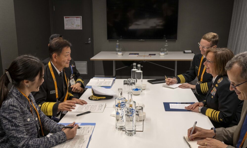 CNO Meets with Chief of Staff of the Japanese Maritime Self-Defense Force