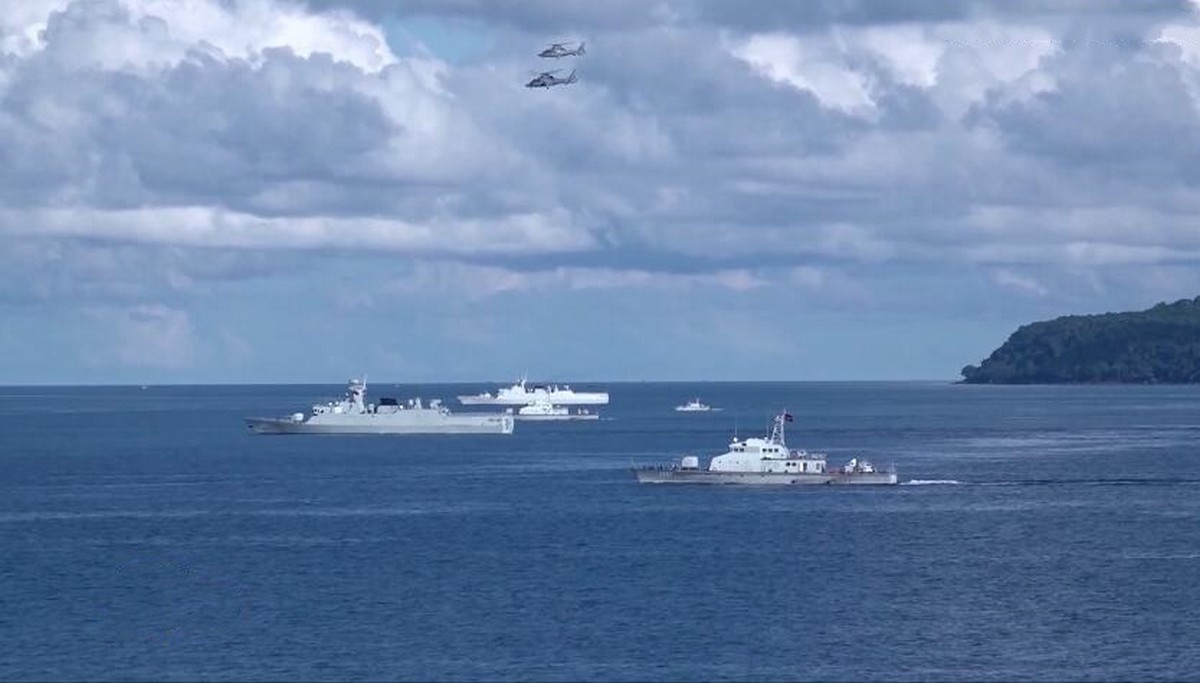 Chinese, Cambodian sailors conduct maritime live-fire drill during Golden Dragon-2024 joint exercise