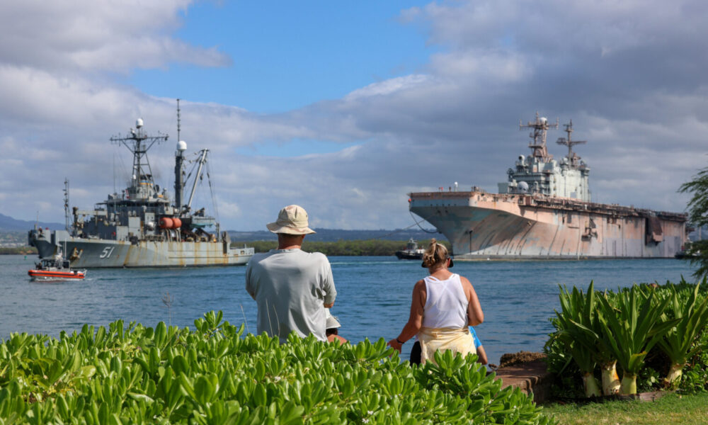 Tarawa leaves Pearl Harbor