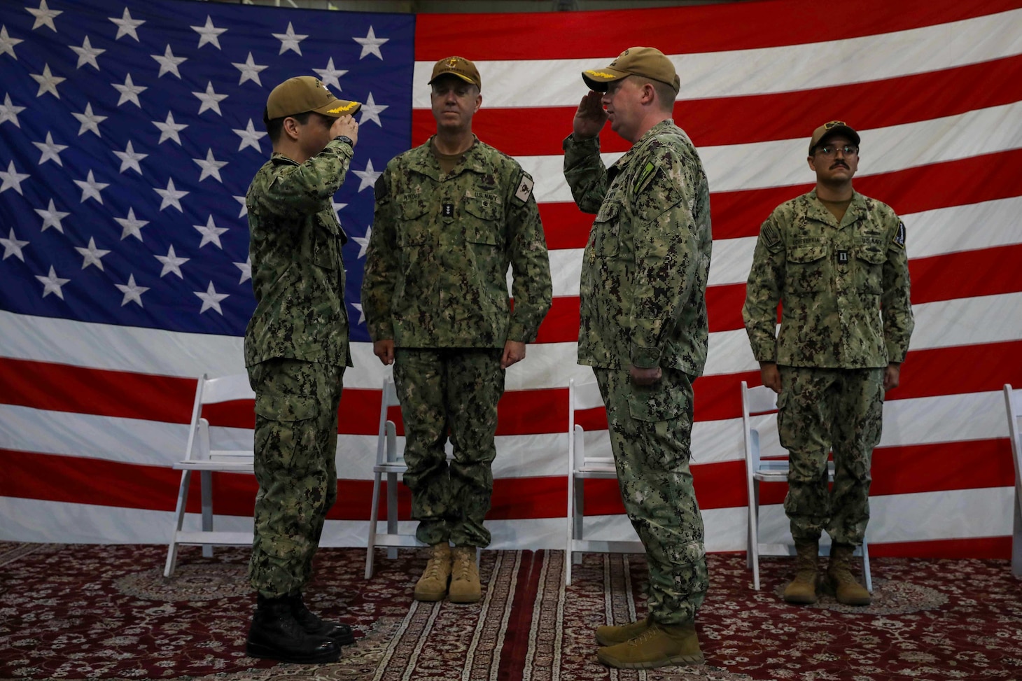 Task Force 59 Holds Change of Command Ceremony