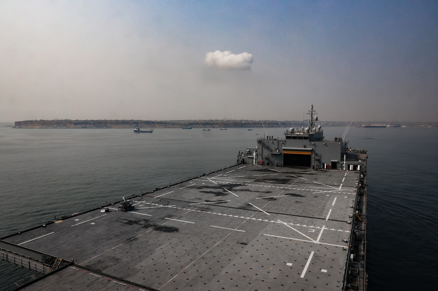 USS Herschel “Woody” Williams arrives in Luanda, Angola, for Port Visit