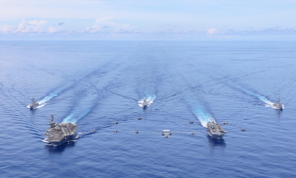 U.S. Navy and Italian Navy Conduct First Indo-Pacific Multi-Large Deck Event