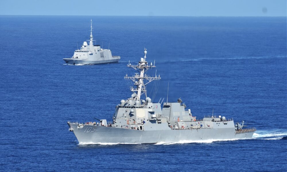 U.S., France Naval Forces Conduct Bilateral Operations in Indo-Pacific