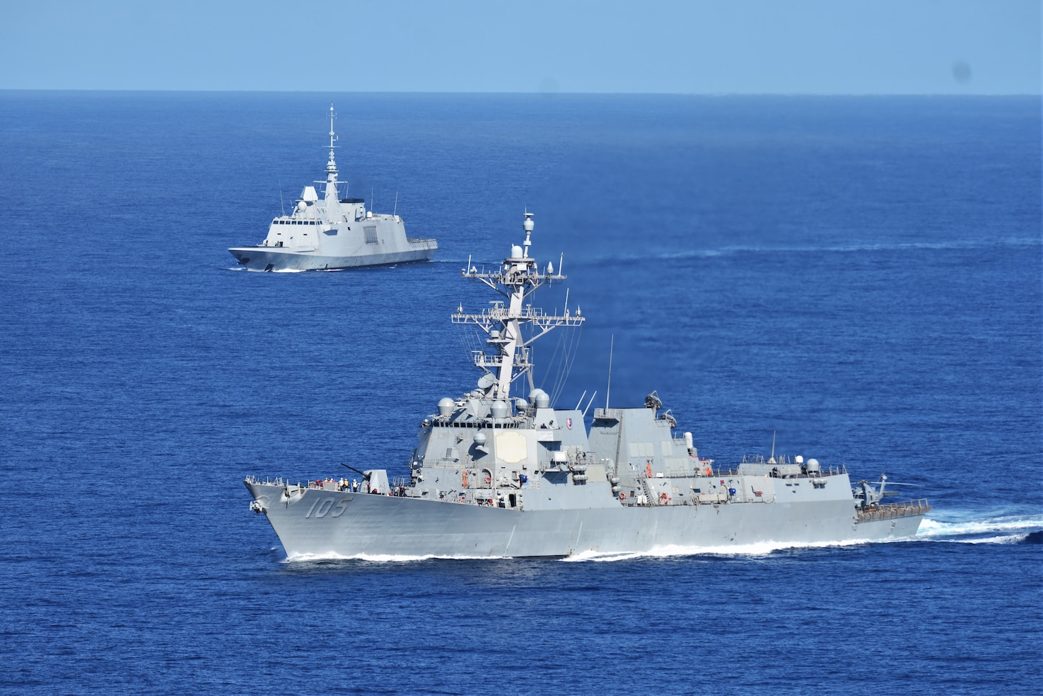 U.S., France Naval Forces Conduct Bilateral Operations in Indo-Pacific