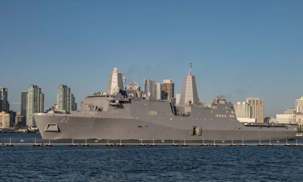 USS San Diego Departs for Japan