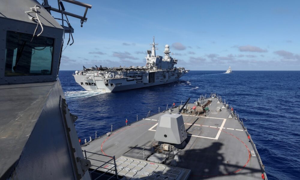 U.S. and Italian Naval Forces Conduct Bilateral Operations