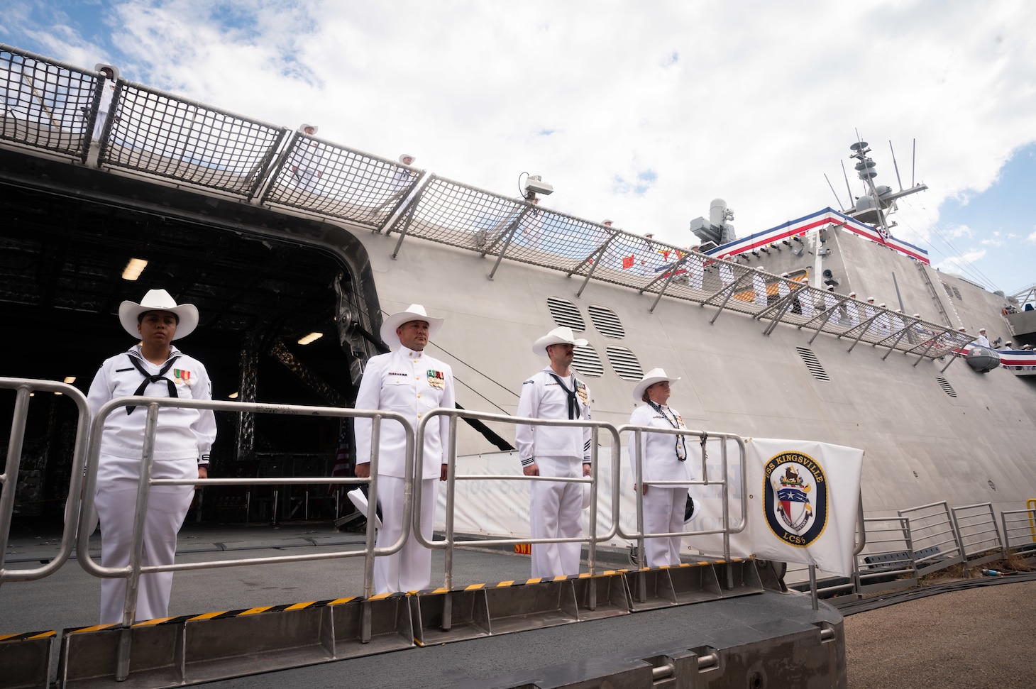 USS Kingsville Commissions in Corpus Christi