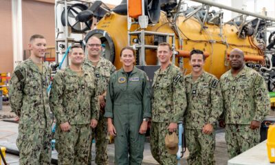 Chief of Navy Reserve Vice Adm. Nancy Lacore visits Undersea Rescue Command