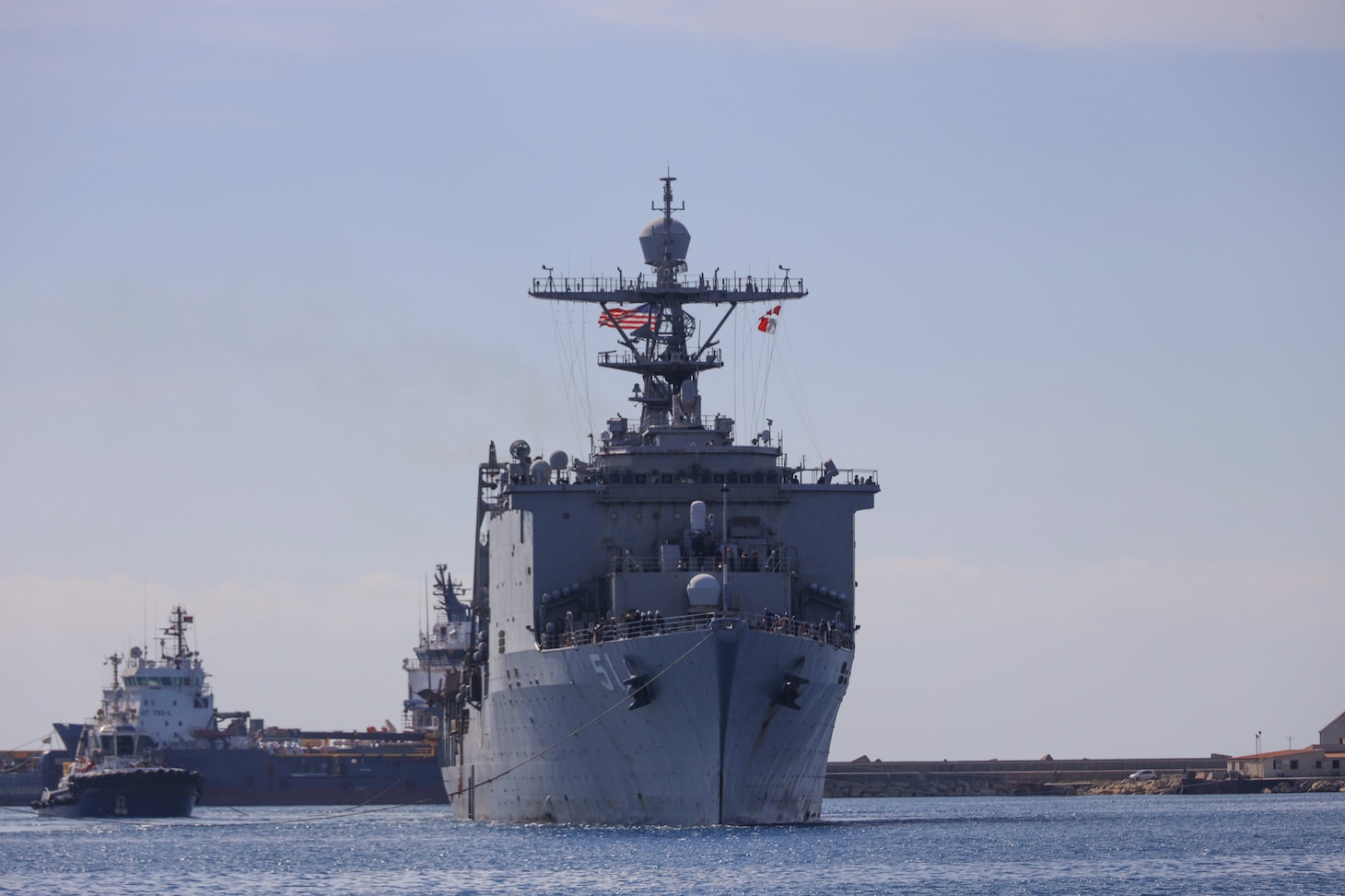 USS Oak Hill arrives in Limassol for Mid-Deployment Voyage Repair