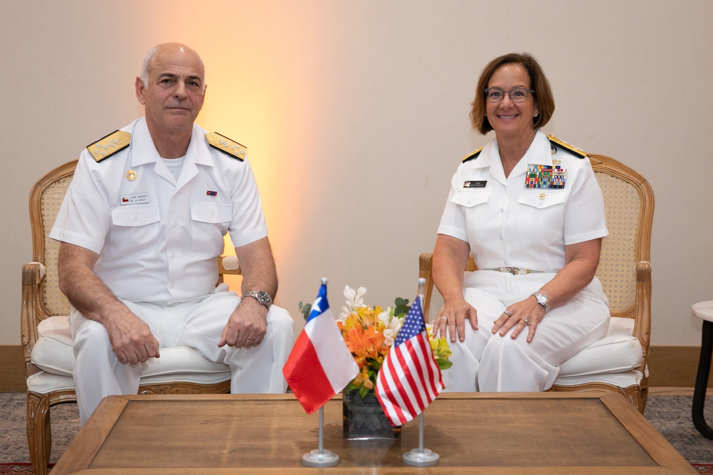 Readout of Chief of Naval Operations Adm. Lisa Franchetti’s Meeting with Commander in Chief of the Chilean Navy Adm. Juan Andrés De La Maza