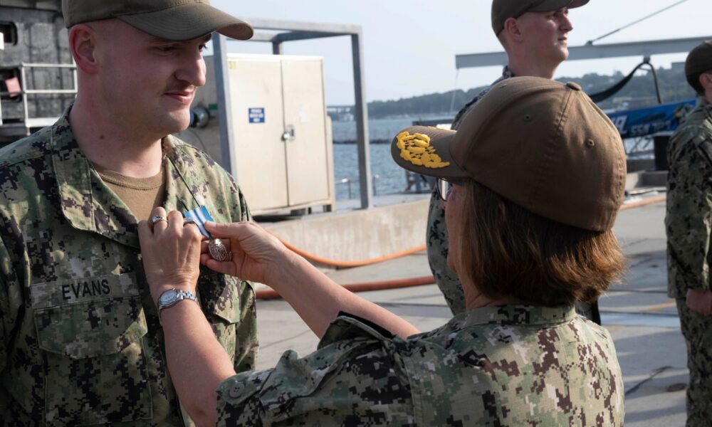 CNO presents first-ever Arctic Service Medal to Submariners