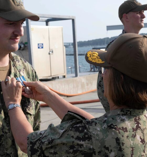 CNO presents first-ever Arctic Service Medal to Submariners