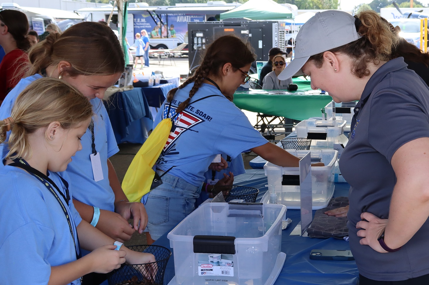 NAVFAC Volunteers Help Develop Future Engineers as part of NAS Oceana Outdoor STEM Laboratory