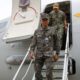 Rear Adm. Kang Jeong-ho, commander, Republic of Korea Navy Submarine Force Command, and Rear Adm. Chris Cavanaugh, commander, Submarine Group (CSG) 7, visit a P-8A Poseidon assigned to maritime patrol (VP) squadron 10 at Naval Air Facility Atsugi, Sept. 27, 2024, during the Submarine Warfare Committee Meeting (SWCM).