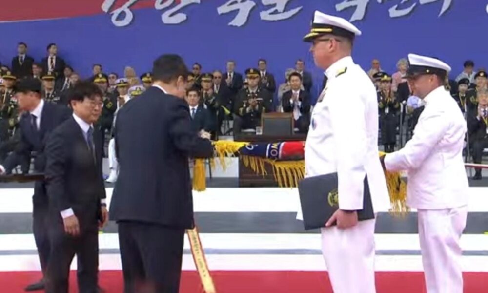 U.S. Naval Forces Korea Awarded ROK Presidential Unit Citation