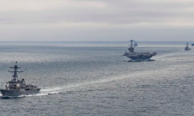 Truman Strike Group Transits Strait of Dover for the North Sea