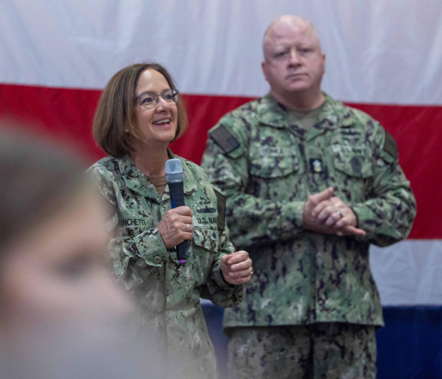 CNO Franchetti and MCPON Honea visit NSWC Panama City Division