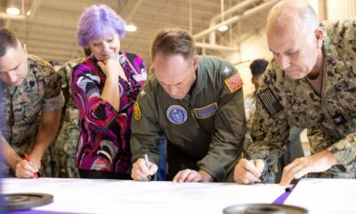 NAS Pensacola CO Signs Proclamation for Domestic Violence Awareness Month