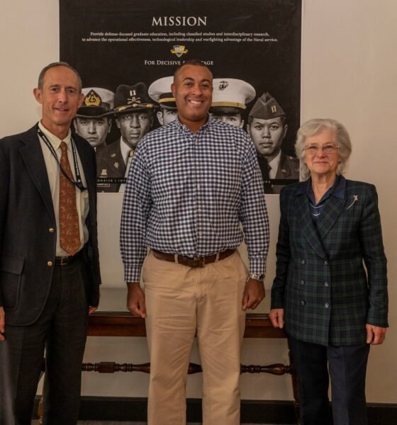 Assistant Secretary of the Navy (Manpower & Reserve Affairs) Franklin R. Parker visits Cal State Maritime Academy, Naval Postgraduate School, and the Gordian Knot Center for National Security at Stanford University.