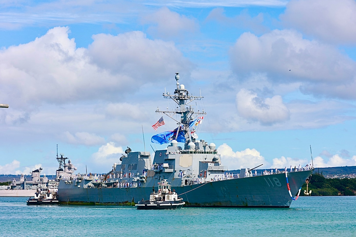 USS Daniel Inouye Returns from Maiden Deployment