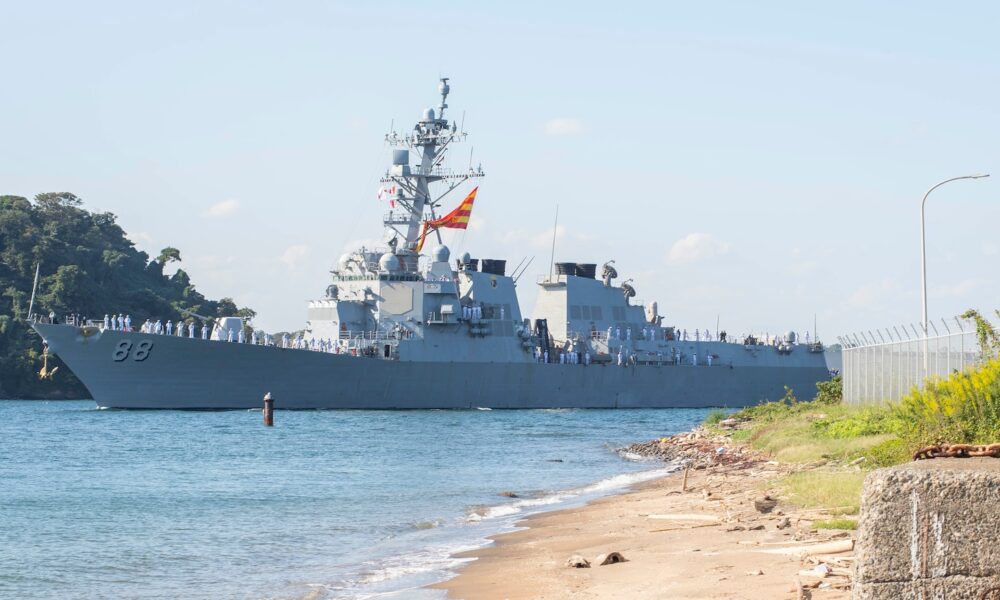 USS Preble (DDG 88) Arrives in Yokosuka to join Commander, Destroyer Squadron 15