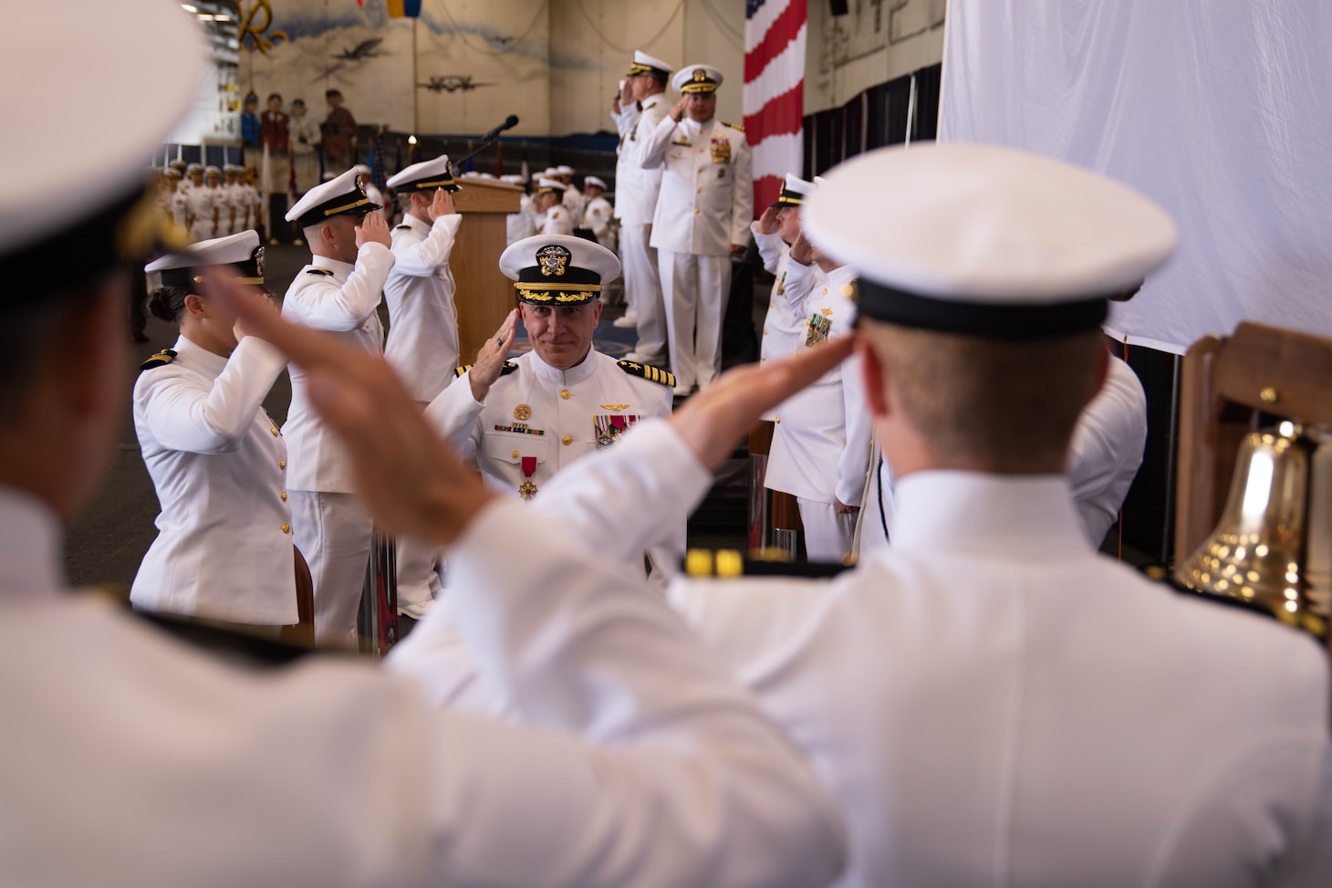 USS Ronald Reagan holds change of command