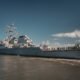 The Arleigh Burke-class guided missile destroyer USS The Sullivans (DDG 68) departs Mayport, Fla. for a scheduled deployment to the U.S. 5th Fleet area of operations. U.S. 5th Fleet encompasses about 2.5 million square miles of water area and includes the Arabian Gulf, Gulf of Oman, Red Sea and parts of the Indian Ocean. (U.S. Navy photo by Mass Communication Specialist 2nd Class Alexa H. Trafton)