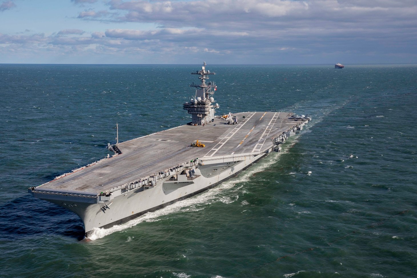 USS GEORGE H.W. BUSH COMPLETES 11-MONTH MAINTENANCE PERIOD AND SEA TRIALS ON-TIME