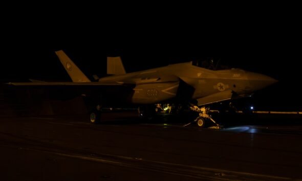 U.S. Marine Squadron Conduct First Combat Strikes Using F-35C Platform