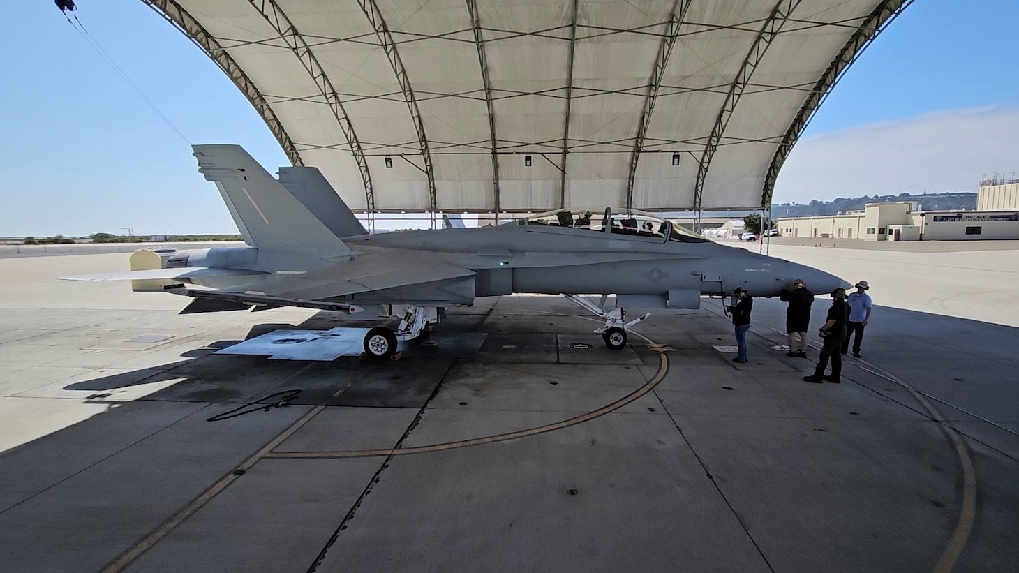 FRCSW signifies a major shift with the final maintenance of its last legacy aircraft—an F/A-18 Hornet.