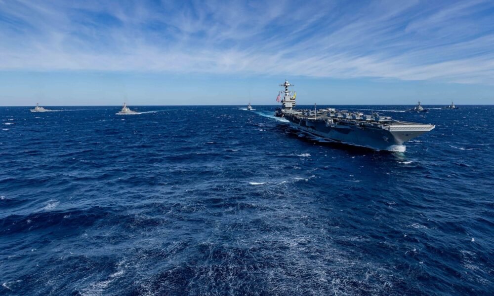 Everyone Fights: Gerald R. Ford Carrier Strike Group (CSG), CSG-12 Units Come Together for First Integrated, At Sea Training Event