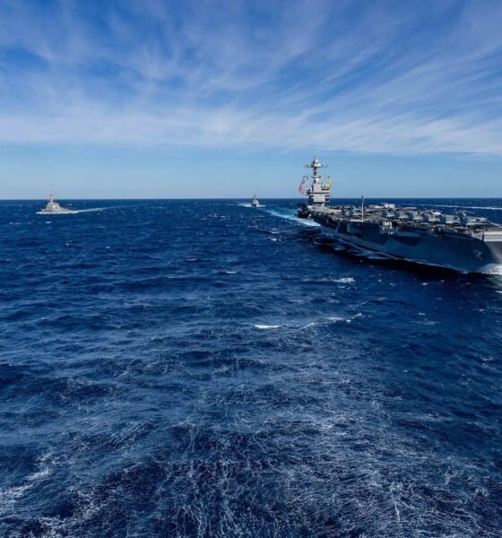 Everyone Fights: Gerald R. Ford Carrier Strike Group (CSG), CSG-12 Units Come Together for First Integrated, At Sea Training Event