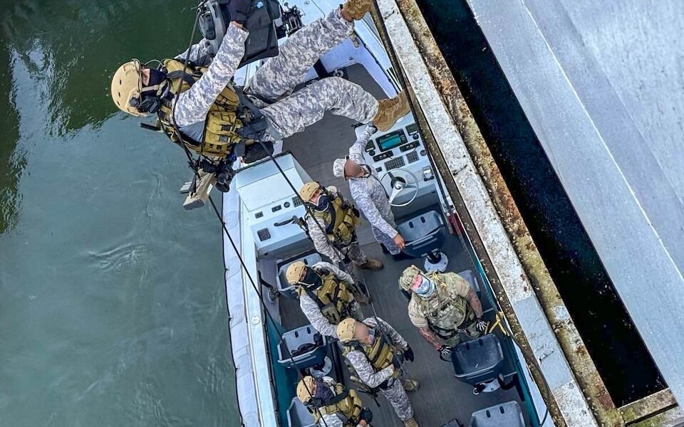 U.S. Navy SEALs Train with Indian MARCOS During Exercise SANGAM 2024