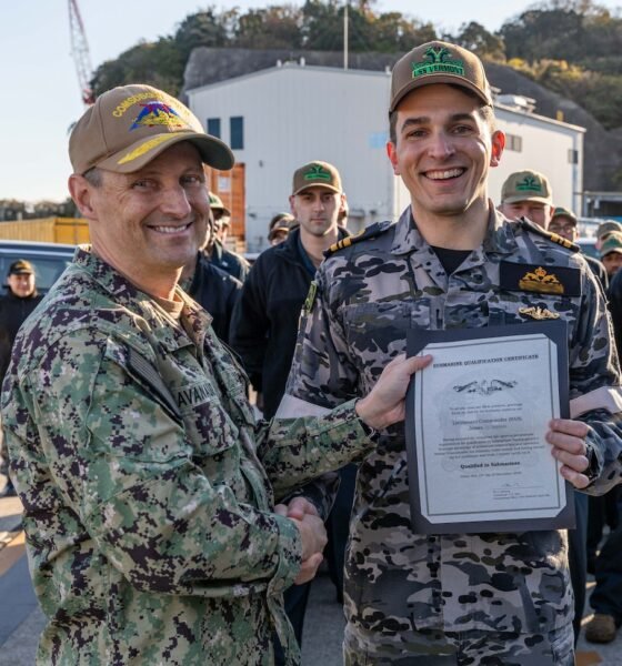 For First Time, Australian Submariner Earns US Dolphins