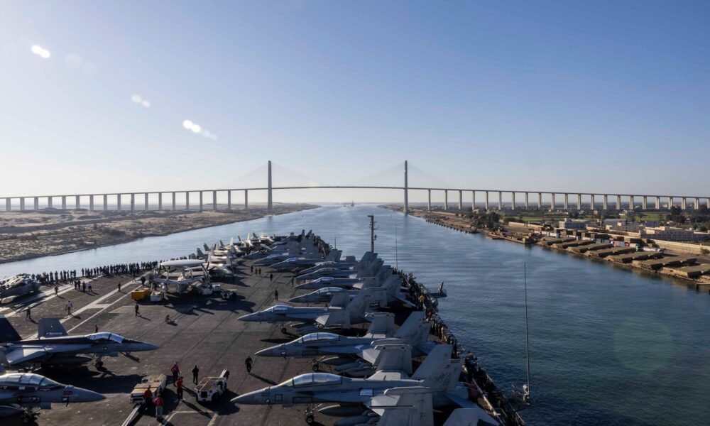 Harry S. Truman Strike Group Enters U.S. Central Command Area of Responsibility