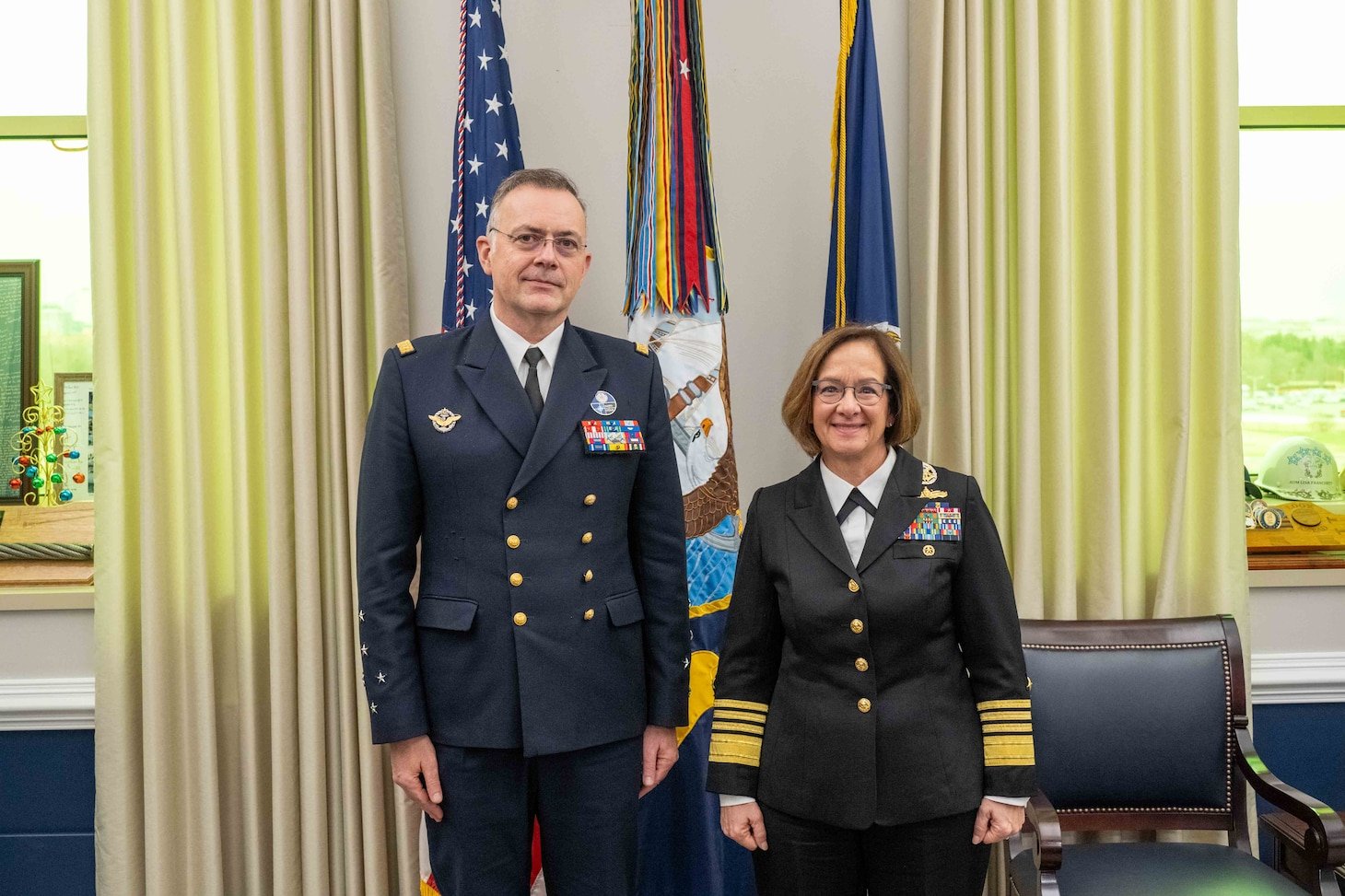 Readout of Chief of Naval Operations Adm. Lisa Franchetti’s Meeting with NATO Supreme Allied Commander Transformation French Adm. Pierre Vandier