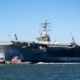 USS Dwight D. Eisenhower transits to Norfolk Naval Shipyard (NNSY) for a Planned Incremental Availability (PIA) following historic deployment