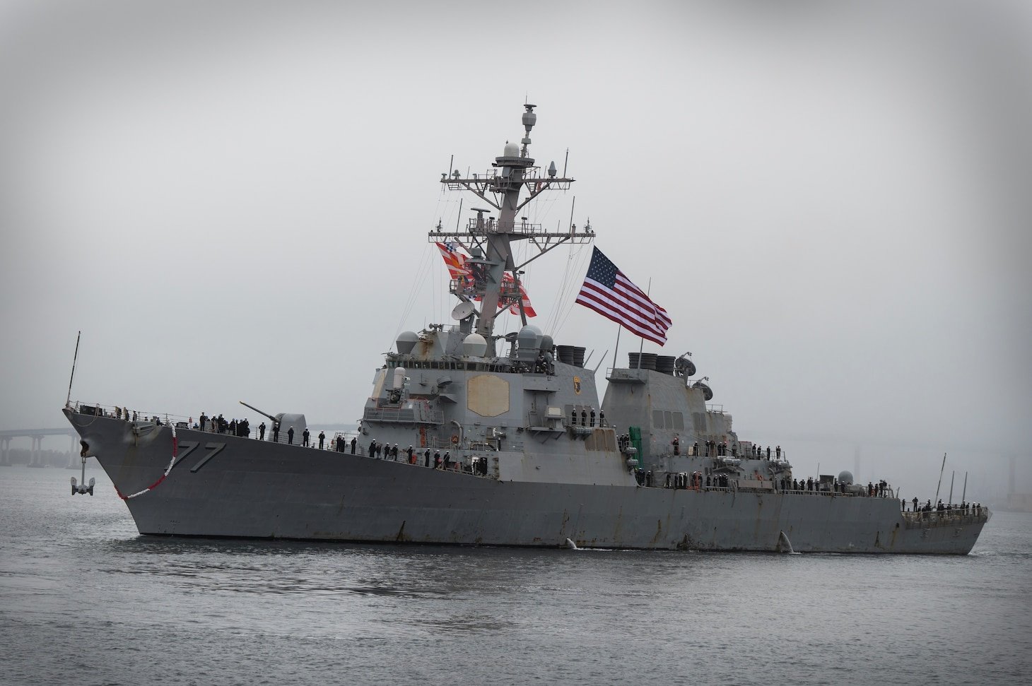 USS O’Kane returns home after seven-month deployment to 5th and 7th Fleet