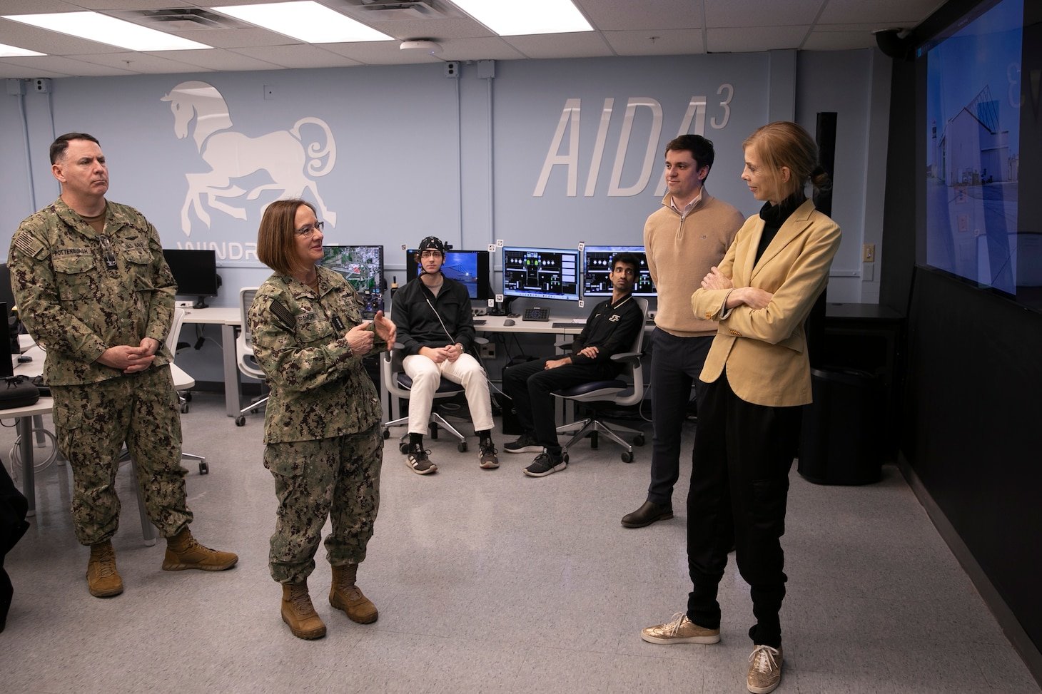 Chief of Naval Operations Visits NSWC Crane, Purdue University