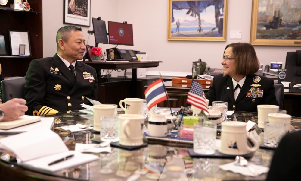 Chief of Naval Operations Hosts Thailand’s Head of Navy for Counterpart Visit