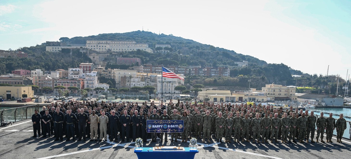 U.S. 6th Fleet Celebrates 75th Anniversary, 250th Navy birthday